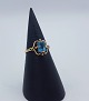 14k guldring m. spinel, str. 51,5