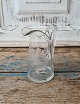 Kastrup Glassworks small cream jug decorated with bird
