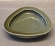 Jade green 20162 RC Triangular bowl 16.5 cm , Bode Willumsen, March 1928 Royal 
Copenhagen Art Pottery
