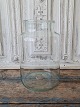 Smukt gammelt mundblæst sylteglas med ombukket rand 34 cm.