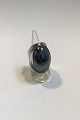 Bent Knudsen Sterling Silver Ring with Hematite No 19