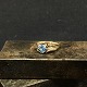 Gold ring with aquamarine
