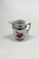 Herend Hungary Apponyi Purple Creamer No 635