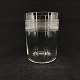 Finely etched water glass from the early 1900s
