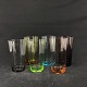 Set of 6 colored soda glasses
