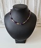 Vintage necklace in 8 kt gold with amethyst