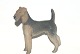 Royal Copenhagen Airedale terrier