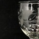 Holmegaard snapseglas No. 1 with grinding