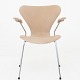 Arne Jacobsen / Fritz Hansen
AJ 3207 - Reupholstered armchair in Royal Nubuck leather (Ecru) on steel frame. 
KLASSIK offers upholstery of the chair with fabric or leather of your choice.
Availability: 6-8 weeks
Renovated
