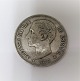 Spain. Silver 5 Pesetas 1876. Diameter 38 mm.