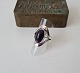 N.E.From vintage ring in silver with amethyst