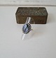 N.E.From vintage ring in silver with onyx