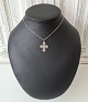 Dagmark cross with necklace in silver