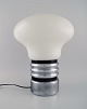 Large Italian designer table lamp shaped like a light bulb. 1980s.
