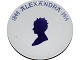 Antik K præsenterer: Royal Copenhagen Mindeplatte fra 1914Dronning Alexandras 70 års fødselsdag