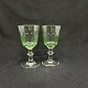 2 green Christian the 8th white wine glass
