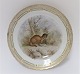 Royal Copenhagen. Fauna Danica. Lunch plate. Model # 239 - 3550. Diameter 22 cm. 
(1 quality). Mustela zibellina. The plate is with repair. (see photo)