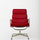 Charles & Ray Eames / Vitra
EA 215 - Office chair with chrome frame and red leather cushions.
1 pc. in stock
Good condition
