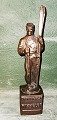Bronze figurine of Thorleif Haug