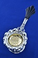 Danish silver Tea strainer with bowl