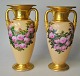 Et par klassiske empire porcelæns vaser, 19. årh. Royal ...