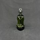 Olive green kluk flask from Holmegaard, 16 cm.
