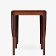 Ole Wanscher / A. J. Iversen
Dining table in mahogany with two folding leaves.
1 pc. in stock
Good, used condition
