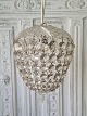Beautiful sack-shaped crystal lamp, diameter 23 cm.