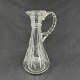 Glass jug with etched motif