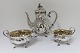 A. Dragsted. Small silver coffee service (830). Consisting of coffee pot, 
creamer and sugar bowl