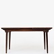 Johannes Andersen
Dining table in rosewood with pull-out leaves.
1 pc. in stock
Good, used condition
