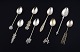 Hong Kong silver, eight spoons with different motifs.