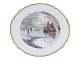 Antik K præsenterer: Royal Copenhagen Hvid Svejfet med guldkantFrokosttallerken med skibe fra ca. 1860-1893