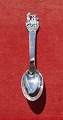 Little Claus and Big Claus child's spoon of Danish solid silver