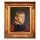 Aabenraa Antikvitetshandel præsenterer: Michael Ancher portræt. Michael Ancher, 1849-1927, olie på plade. ...