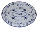 Blue Fluted Half Lace
Very large platter 48 cm. with an A logo