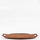 Jens H. Quistgaard / Dansk Designs
Oval tray in teak w. handles.
1 pc. in stock
Good, used condition
