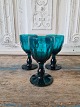 Smukke grønne hvidvinsglas fra midten af 1800tallet