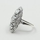 Art deco diamond ring of 14k white gold Art deco diamond ring of 14k white gold