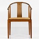 Hans J. Wegner / Fritz Hansen
FH 4283 - China Chair in mahogany and seat in patinated natural leather.
1 pc. in stock
Good, used condition
