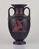 L'Art presents: 
E. F. 
Sonne, large 
terracotta 
vase, classic 
ancient Greek 
amphora shape.