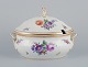 Royal Copenhagen Saxon Flower, lidded soup tureen.