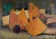 L'Art 
præsenterer: 
Richard 
Vilhelm 
Petersen (f. 
1914), dansk 
kunstner. Olie 
på lærred.
Abstrakt 
komposition.