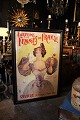 Antique French Paul Dupont - Paris, hand painted advertising poster on canvas 
from around 1890...