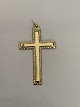 Beautiful gold cross in 14 carat 585 gold. Pendant with beautiful details.