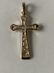 Cross pendant in 8 karat gold 
Stamped 333 BNH
Height 37.85 mm