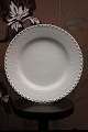 Royal Copenhagen White Full lace lunch plate.Dia.: 23cm. 
RC# 1085...