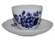 Blå Blomst 
Flettet
Stor kaffekop 
med bemaling 
inden i ...