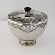A. Nielsen (A.N). Sterling silver bowl with lid (925). Height 13 cm. Diameter 13 
cm.