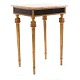 Aabenraa 
Antikvitetshandel 
præsenterer: 
Gustaviansk 
konsolbord med 
marmoreret 
træplade og 
sarg med porfyr 
...